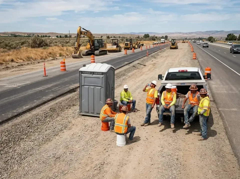 highway-road-construction-crew-007 — frequently asked questions, Porta Potty and Restroom Rentals in Elm Creek, TX